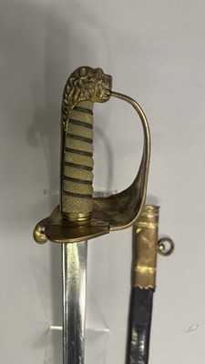 Lot 461 - AN 1827 PATTERN NAVAL OFFICER’S SWORD
