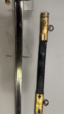 Lot 461 - AN 1827 PATTERN NAVAL OFFICER’S SWORD