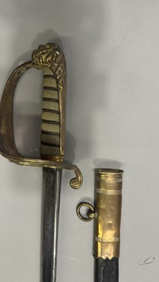 Lot 461 - AN 1827 PATTERN NAVAL OFFICER’S SWORD