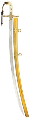 Lot 456 - A VICTORIAN MAMELUKE-HILTED GENERAL OFFICER’S SWORD