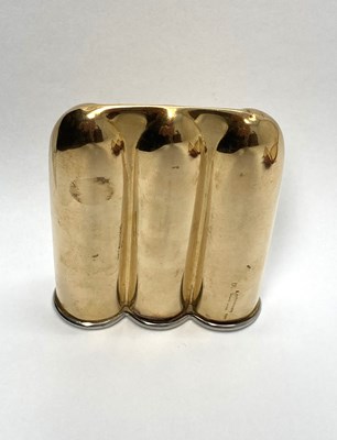 Lot 182 - AN EDWARDIAN GOLD CIGAR HOLDER, A. SYDENHAM, BIRMINGHAM, 1900s