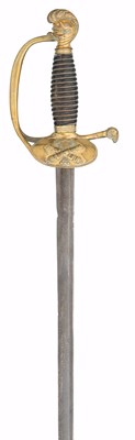 Lot 436 - AN ARTILLERY OFFICER’S EPEE, 19TH CENTURY