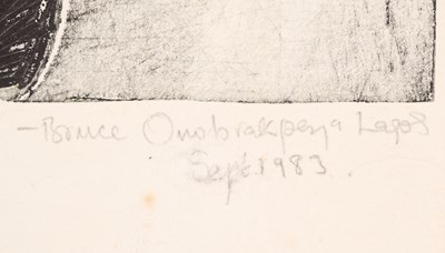 Lot 12 - BRUCE ONOBRAKPEYA (NIGERIAN B.1932)