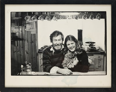 Lot 36 - JOHN OSBORNE AND HIS DAUGHTER NOLAN, 1970s