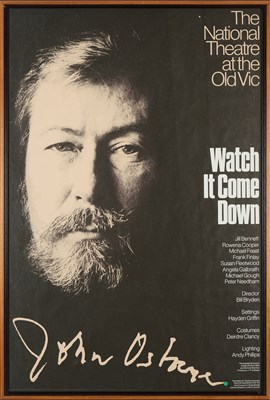 Lot 48 - WATCH IT COME DOWN, JOHN OSBORNE