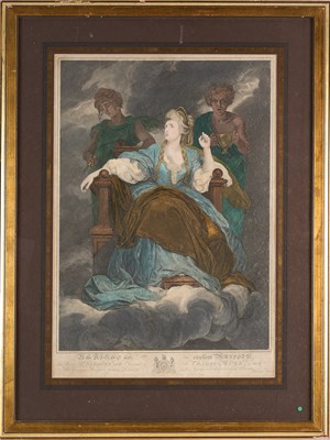 Lot 82 - FOUR PRINTS OF (I) MRS SIDDONS IN THE CHARACTER OF THE TRAGIC MUSE