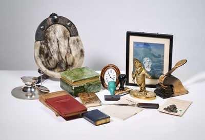 Lot 71 - A GROUP OF ITEMS FROM JOHN OSBORNE'S DESK