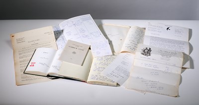 Lot 53 - A GROUP OF DIARIES AND NOTEBOOKS