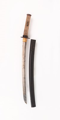 Lot 8 - A JAPANESE WAKIZASHI