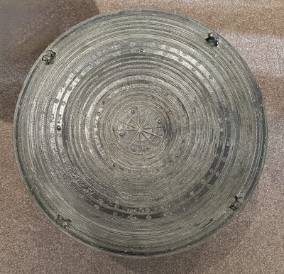 Lot 114 - A LARGE KAREN FROG DRUM, BURMA (NOW MYANMAR), 18TH/19TH CENTURY