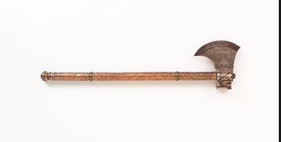 Lot 23 - AN INDO-PERSIAN AXE (TABAR)
