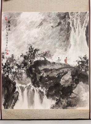 Lot 87 - A CHINESE PAINTING^ ~SCHOLARS~^ CIRCA 1940¦ink...