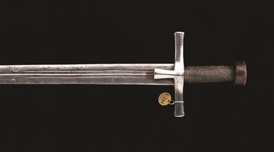 Lot 27 - TWO SUDANESE BROADSWORDS (KASKARA)