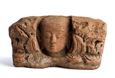 Lot 92 - A JAVANESE TERRACOTTA ANTEFIX^ INDONESIA^...