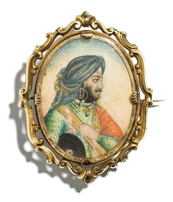 Lot 162 - A PORTRAIT OF A SIKH NOBLEMAN^ DELHI OR...