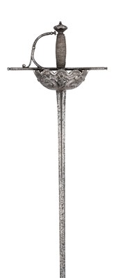 Lot 237 - A SPANISH CUP-HILT RAPIER, 18TH/19TH CENTURY