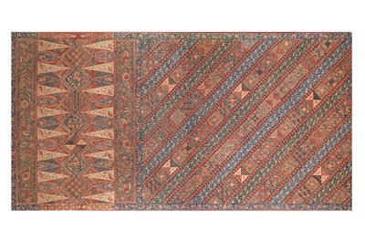 Lot 225 - A BATIK HIP-CLOTH (KAIN PANJANG)^ CENTRAL...