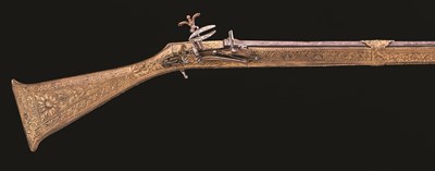 Lot 45 - **A TOE-LOCK MUSKET