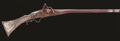 Lot 48 - **A NORTH AFRICAN (KABYLE) SNAPHAUNCE GUN