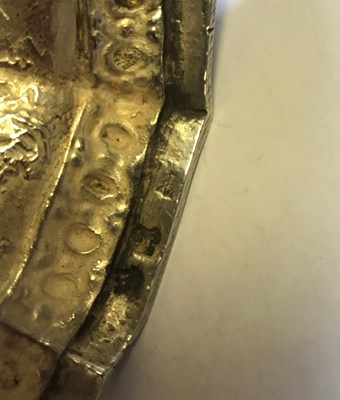 Lot 323 - A PAIR OF FRENCH SILVER CANDLESTICKS^ ANTOINE...