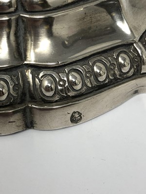 Lot 323 - A PAIR OF FRENCH SILVER CANDLESTICKS^ ANTOINE...