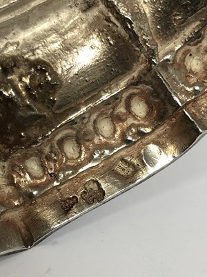 Lot 323 - A PAIR OF FRENCH SILVER CANDLESTICKS^ ANTOINE...