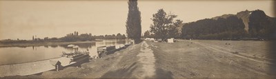 Lot 237 - FOUR PHOTOGRAPHIC PANORAMAS OF THE JHELUM RIVER IN KASHMIR, 19TH CENTURY