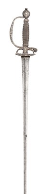 Lot 240 - A FRENCH SILVER-HILTED SMALL-SWORD, PARIS 1768-74