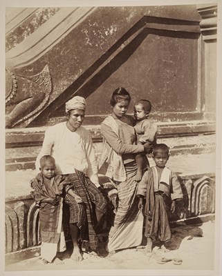 Lot 581 - FELICE BEATO, ITALIAN (1832-1909), PHOTOGRAPHS OF BURMA, 1894-1897