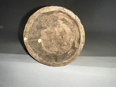 Lot 133 - OTAGAKI RENGETSU (JAPANESE, 1791-1875), A LARGE STONEWARE FLOWER VASE, EDO PERIOD, 19TH CENTURY