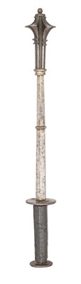 Lot 129 - A RARE GERMAN GOTHIC STEEL MACE, LAST QUARTER OF THE 15TH CENTURY