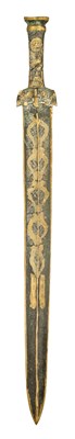 Lot 308 - A CHINESE COPPER ALLOY SWORD (JIAN), IN ZHOU DYNASTY OR EARLY WARRING STATES