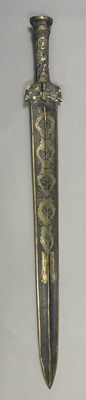 Lot 308 - A CHINESE COPPER ALLOY SWORD (JIAN), IN ZHOU DYNASTY OR EARLY WARRING STATES