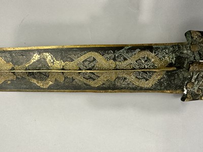 Lot 308 - A CHINESE COPPER ALLOY SWORD (JIAN), IN ZHOU DYNASTY OR EARLY WARRING STATES