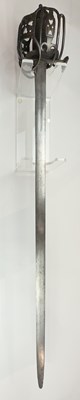 Lot 250 - A SCOTTISH BASKET HILTED BROADSWORD, SECOND QUARTER OF THE 18TH CENTURY