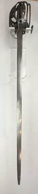 Lot 250 - A SCOTTISH BASKET HILTED BROADSWORD, SECOND QUARTER OF THE 18TH CENTURY