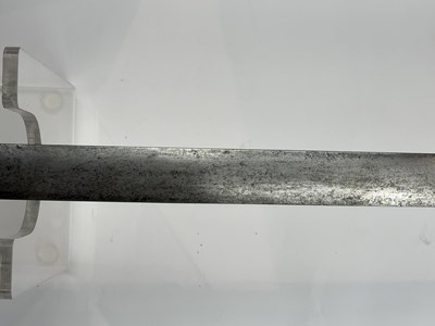 Lot 250 - A SCOTTISH BASKET HILTED BROADSWORD, SECOND QUARTER OF THE 18TH CENTURY