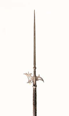 Lot 91 - A NORTH ITALIAN HALBERD