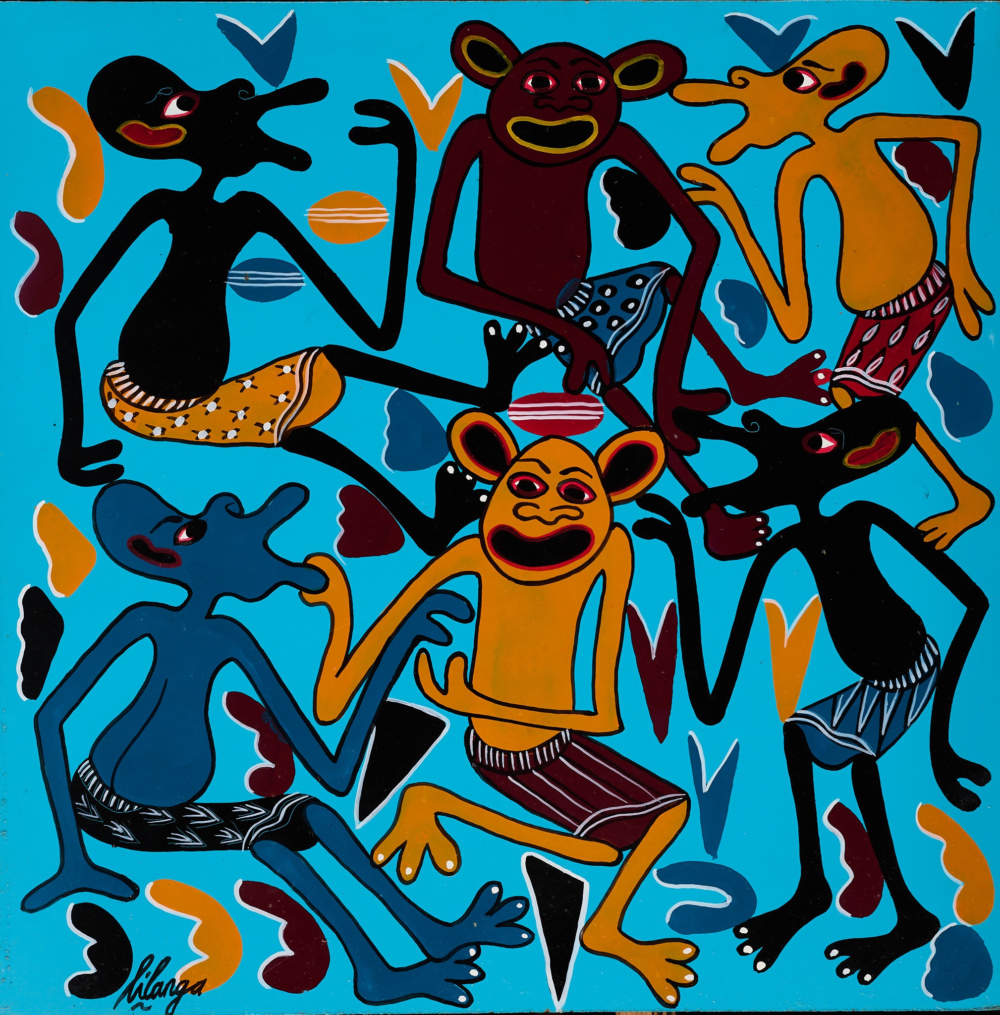 Lot 3 - GEORGE LILANGA (TANZANIAN 1934-2005)