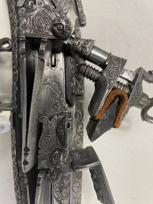 Lot 274 - A FINE 40 BORE SARDINIAN MIQUELET GUN, LATE 17TH CENTURY