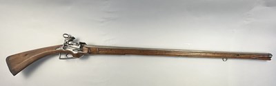 Lot 740 - A RARE 20 BORE ITALIAN MIQUELET-LOCK MUSKET, BRESCIA, CIRCA 1640