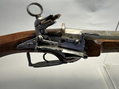 Lot 740 - A RARE 20 BORE ITALIAN MIQUELET-LOCK MUSKET, BRESCIA, CIRCA 1640