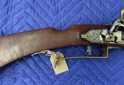 Lot 741 - A 25 BORE CENTRAL ITALIAN ROMAN-LOCK CARBINE, EARLY 18TH CENTURY