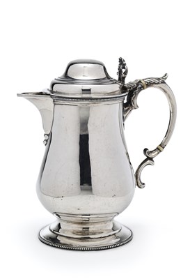 Lot 129 - A VICTORIAN SILVER TANKARD JUG, D. & C. HOULE, LONDON, 1876