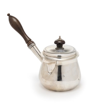 Lot 122 - A VICTORIAN SILVER BRANDY WARMER, HOLLAND, ALDWINCKLE & SLATER, LONDON, 1888