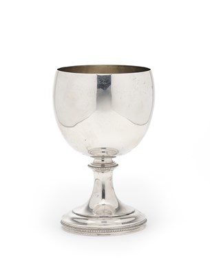 Lot 130 - A VICTORIAN SILVER GOBLET, GEORGE ANGELL, LONDON, 1878