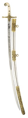 Lot 255 - AN EDWARD VII 11TH (PRINCE ALBERT'S OWN) HUSSARS OFFICER'S LEVÉE SWORD