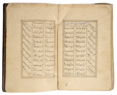 Lot 14 - SHAYKH MUSLIH AL-DIN SA'DI (D. 1291-92), GULISTAN AND BUSTAN, SAFAVID PERSIA, 16TH/17TH CENTURY