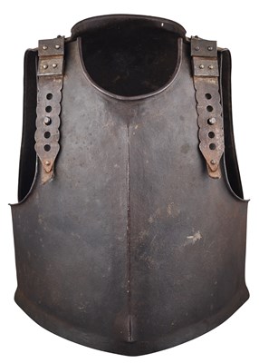 Lot 484 - A HARQUEBUSIER'S CUIRASS, IN MID-17TH CENTURY STYLE, 20TH CENTURY