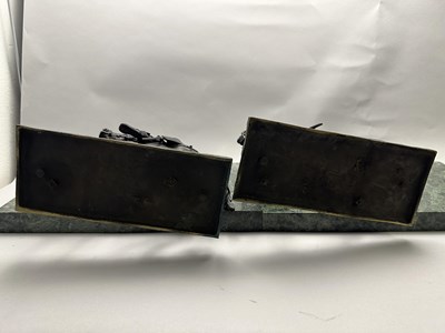 Lot 388 - A PAIR OF MOUNTED KNIGHTS, 19TH CENTURY